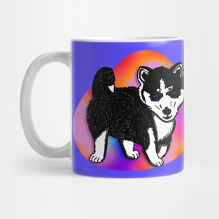 Alaskan Malamute Dog Art Mug